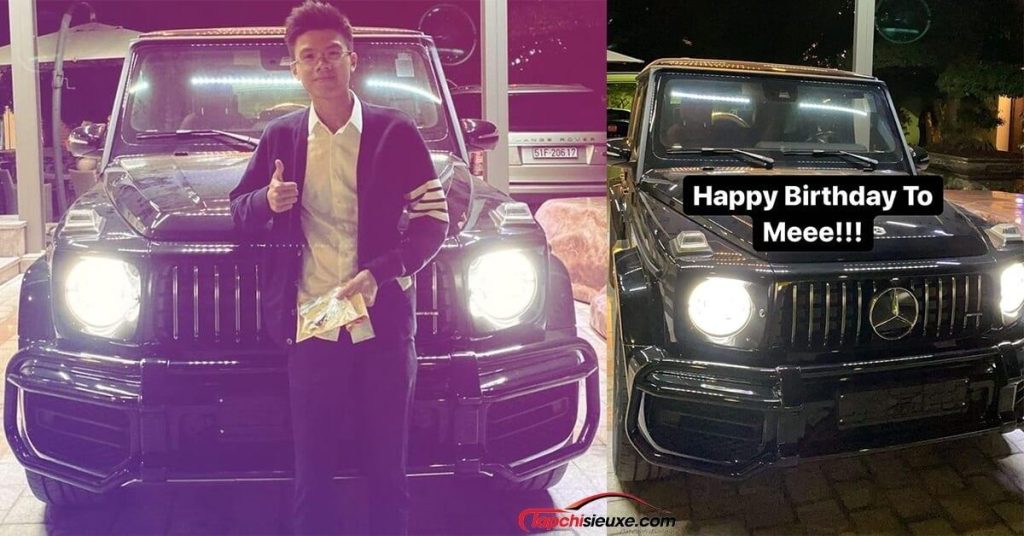 Em trai Phan Thành khoe quà sinh nhật 'siêu to khổng lồ' Mercedes-AMG G63 2020 hơn 10 tỷ