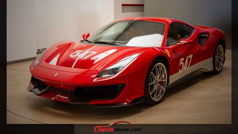 Ngắm 488 Pista được cá nhân hóa theo phong cách xe đua tuyệt đẹp từ bộ phận Ferrari Tailor Made