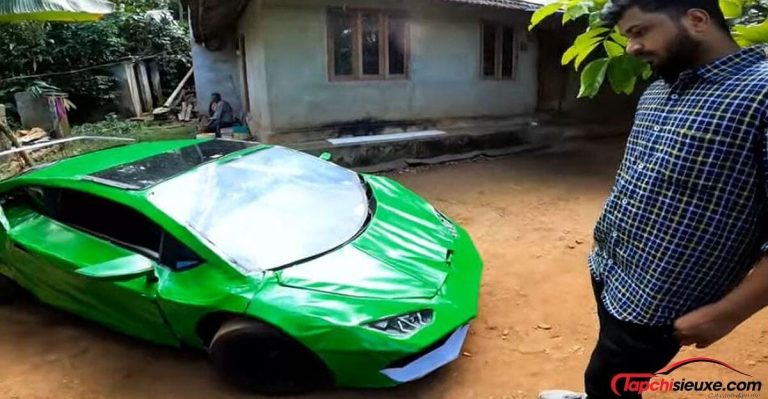 Người đàn ông chế tạo Lamborghini Huracan 'đẹp nhức nách' từ phế liệu