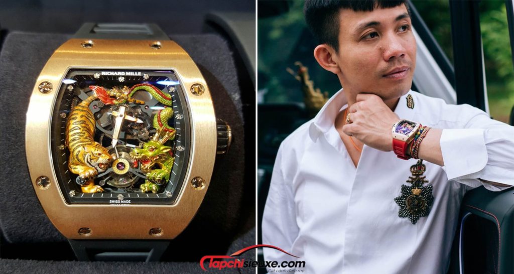 Đại gia Minh Nhựa 'nhá cái nhẹ' bộ sưu tập đồng hồ cùng với siêu phẩm Pagani Huayra 80 tỷ
