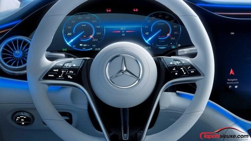 Màn hình MBUX Hyperscreen 56 inch 'to oành' trên xe điện Mercedes EQS có gì đặc biệt?