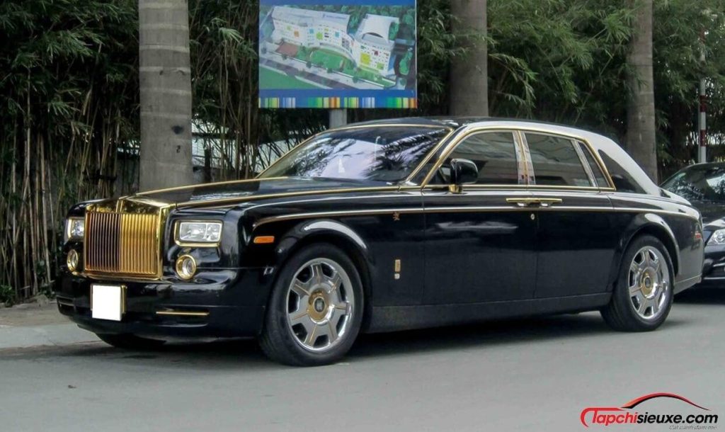 Nhìn lại chiếc Rolls-Royce Phantom Rồng mạ vàng 35 tỷ làm xe taxi tại Quảng Ninh