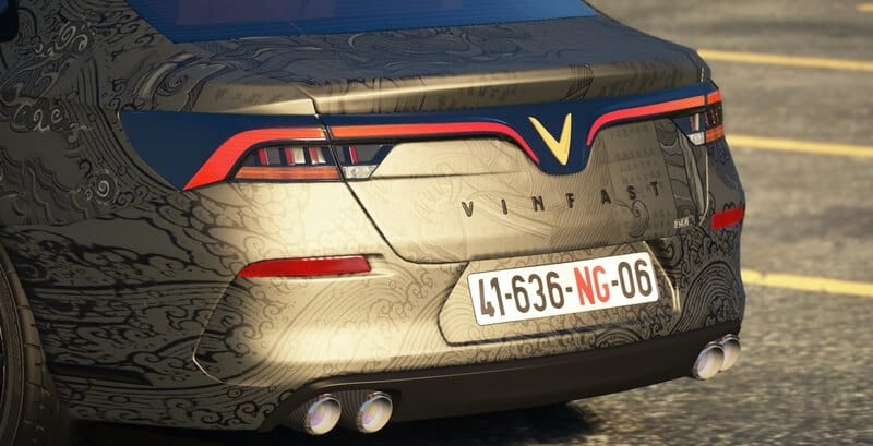 Ngắm chiếc VinFast 'xăm mình' ngầu đét xuất hiện trong game GTA V