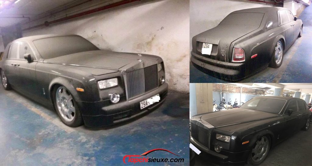Xót xa cảnh tượng Rolls-Royce Phantom 'ngủ quên' dưới hầm để xe với lớp bụi dày đặc