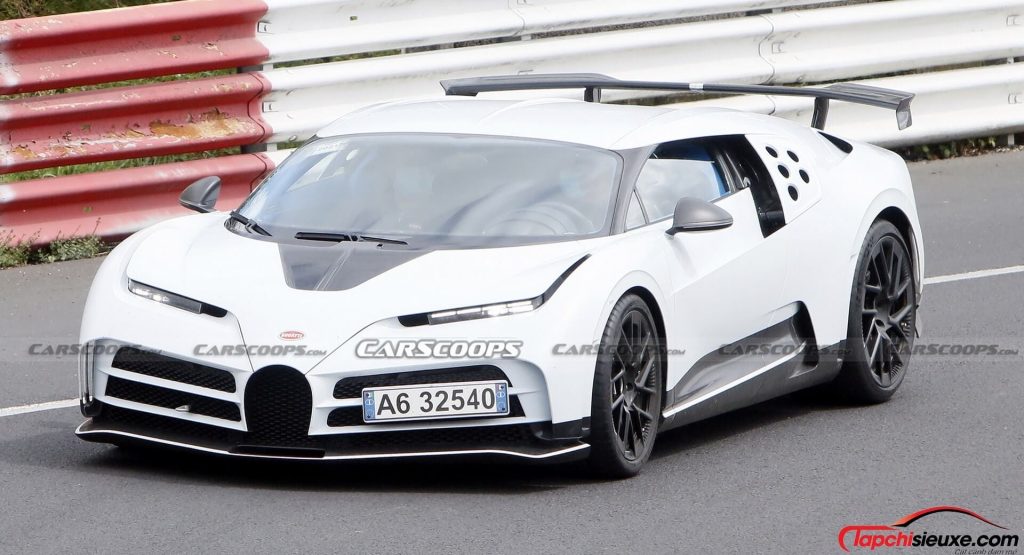Bugatti Centodieci 210 tỷ đồng của Cr7 đặt mua bị bắt gặp chạy thử tại Nurburgring