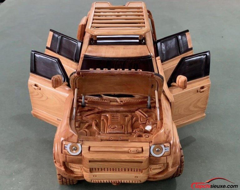 Lác mắt với 'bản sao' Land Rover bằng gỗ tuyệt đẹp của thợ mộc Việt Nam