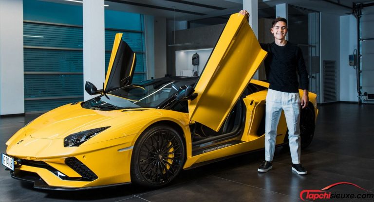 Paulo Dybala tậu Lamborghini Aventador S Roadster nhân dịp ghi bàn thứ 100 cho Juve