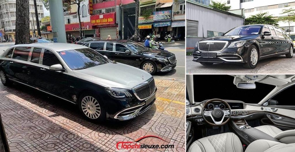 Bắt gặp cặp đôi "xe chủ tịch" Mercedes-Maybach S650 Pullman 160 tỷ tại Sài Gòn