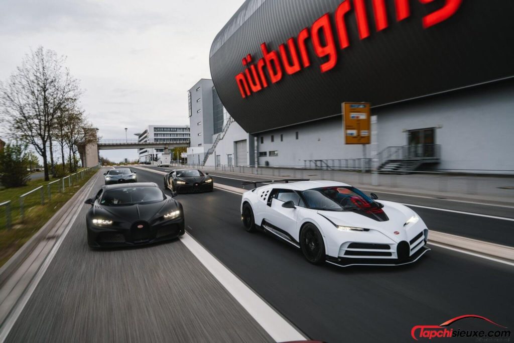 Bugatti đưa đội hình siêu xe 550 tỷ lần đầu tề tựu cùng nhau - Toàn những cái tên KHỦNG