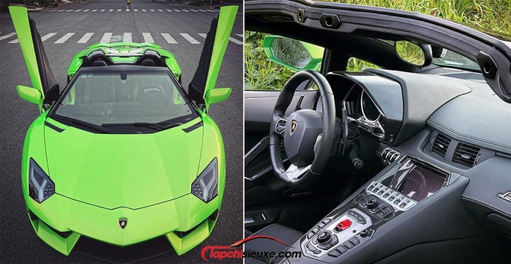 Chia tay đại gia Bình Phước, Lamborghini Aventador Roadster lập tức đổi màu
