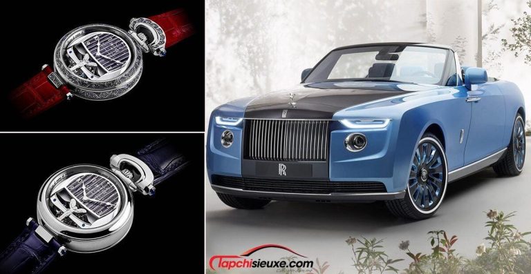 Ngắm 'cực phẩm' đồng hồ trên Rolls-Royce Boat Tail siêu giới hạn 28 triệu USD