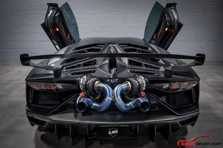Ngắm vẻ đẹp 'trần trụi' của Lamborghini Aventador SVJ độ Twin-Turbo mạnh 2.000 mã lực