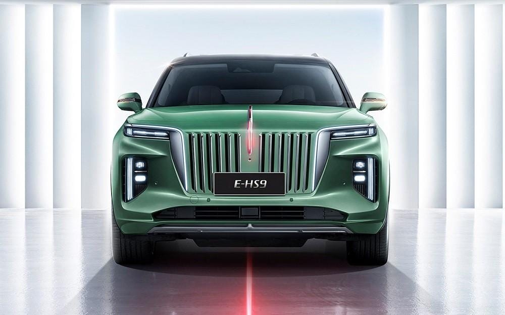 Thiết kế đầu xe như Rolls-Royce của Hồng Kỳ E-HS9 2022