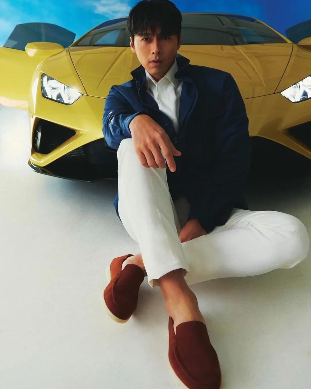 Hyun Bin khác lạ qua bộ ảnh với siêu xe Lamborghini Huracan EVO RWD