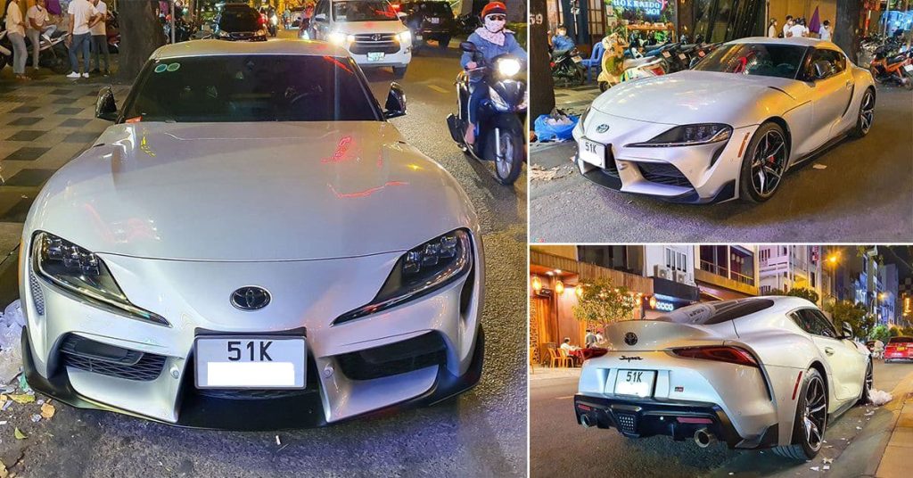 Bắt gặp Toyota GR Supra độc nhất Việt Nam đẹp mỹ miều trên đường phố Sài Gòn