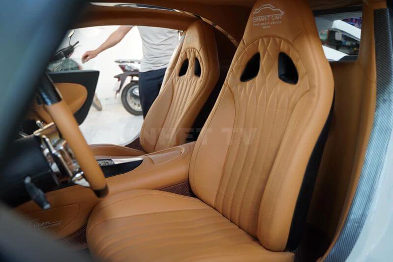 Bugatti Chiron Made in Viet Nam hoan thien noi that dep nhu hang xin 2
