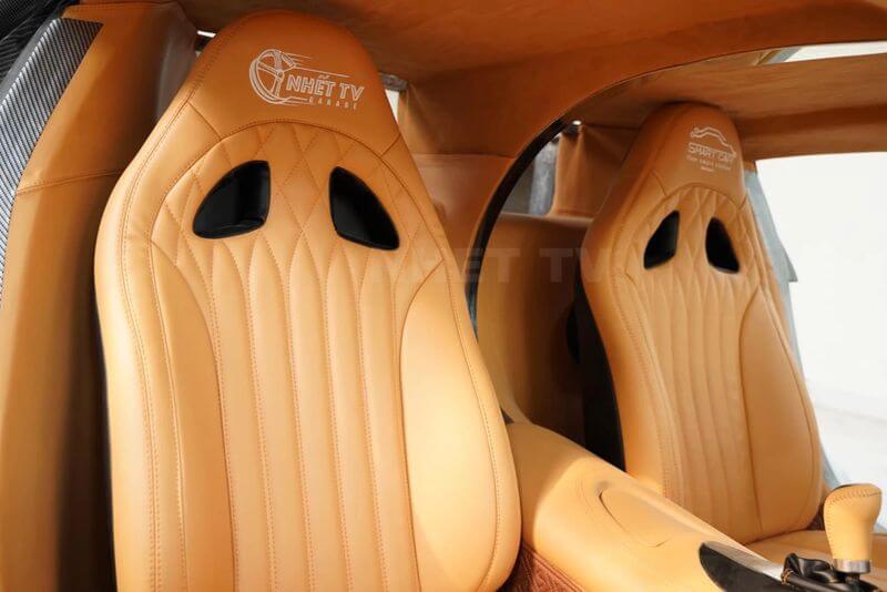 Bugatti Chiron Made in Viet Nam hoan thien noi that dep nhu hang xin 5