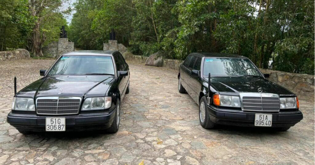 Lộ diện cặp đôi "cổ lỗ sĩ" Mercedes-Benz Limousine 6 cửa độc nhất Việt Nam của ông Đặng Lê Nguyên Vũ