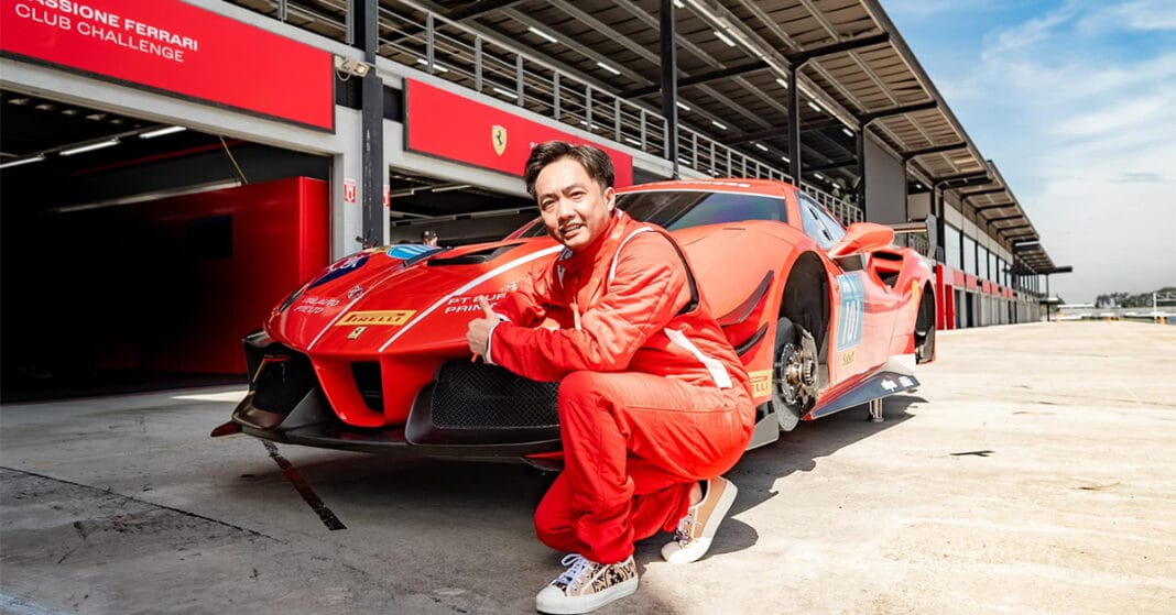 Dân chơi xe khét tiếng nhất Việt Nam - Cường Đô la lần đầu trải nghiệm siêu xe đua Ferrari 488 Challenge