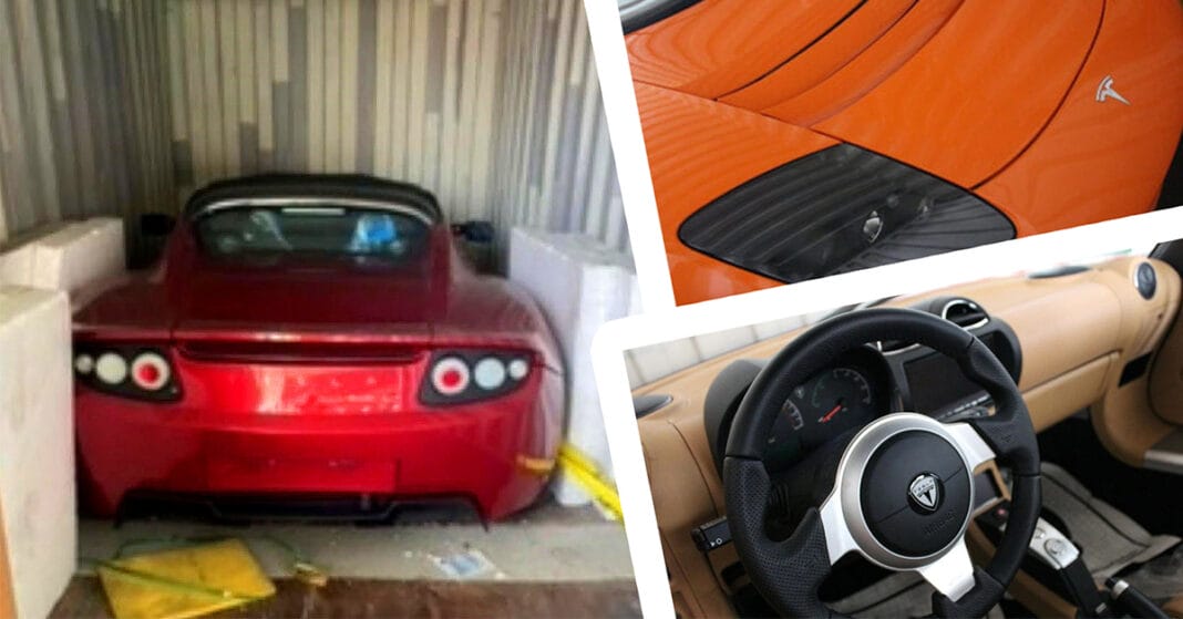 Bộ 3 chiếc Tesla Roadster được phát hiện đã bị 
