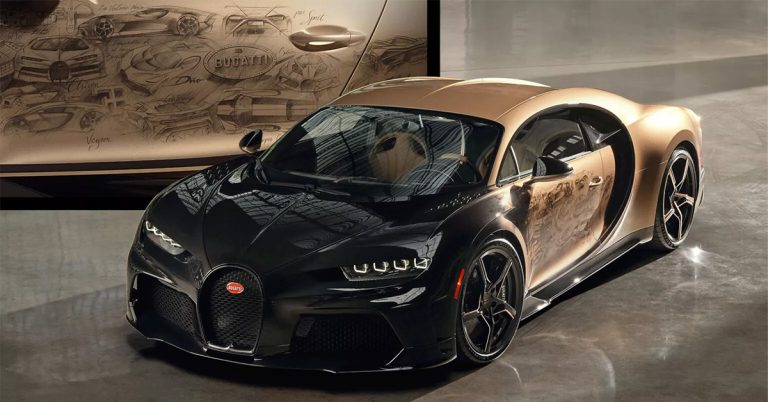 "Kỷ nguyên vàng" Bugatti Chiron Super Sport Golden Era ra mắt: Hypercar nổi bật với ngoại thất được vẽ bằng tay trong 400 giờ