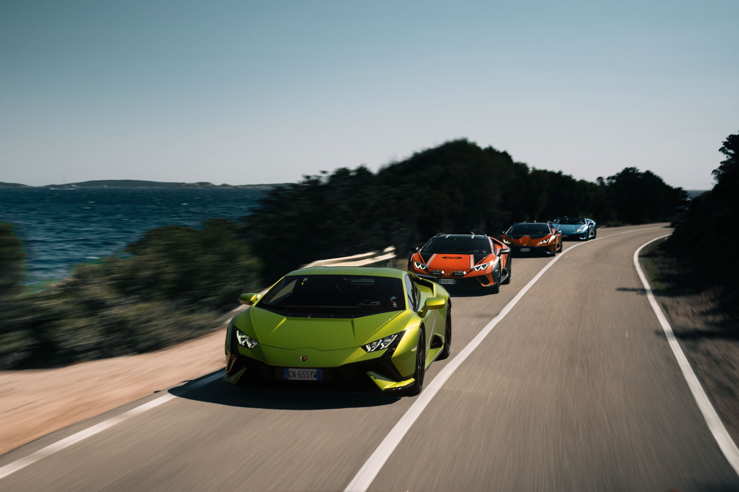 Trải nghiệm lái xe Lamborghini khởi hành từ Porto Cervo Lounge qua Costa Smeralda
