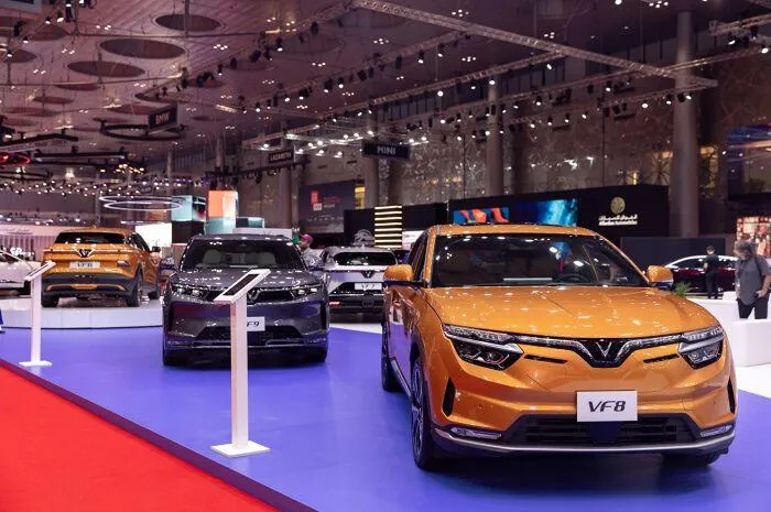 VinFast giới thiệu 4 mẫu xe điện tại Triển lãm Geneva International Motor Show Qatar 2023 - Ảnh VFS.