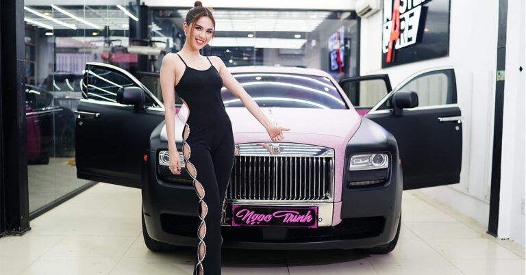 Nhìn lại bộ sưu tập xe "suýt" trăm tỷ của "Nữ hoàng nội y" Ngọc Trinh: Rolls-Royce Ghost phong cách Black Pink là điểm nhấn