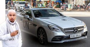 "Vua cà phê" ông Đặng Lê Nguyên Vũ đích thân cầm lái hàng hiếm Mercedes-AMG SLC 43 tái xuất đường phố Sài thành