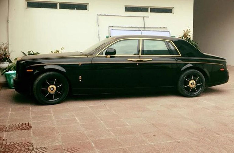 Rolls-Royce Rồng mạ vàng quảng ninh 