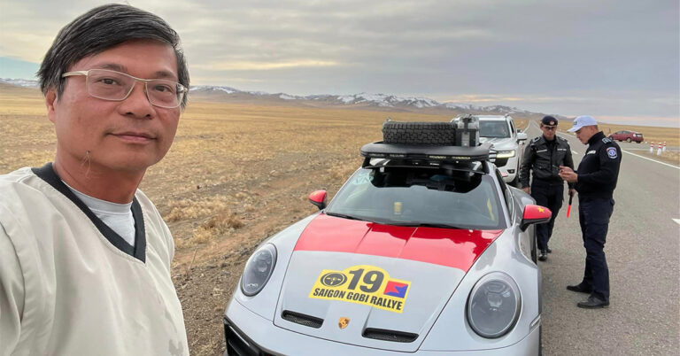 Đại gia Hải Phòng lần đầu chia sẻ trải nghiệm lái Porsche 911 Dakar hơn 16 tỷ ở Mông Cổ trong hành trình 3 tháng đi "phượt"
