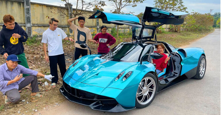 Các bạn trẻ Quảng Ninh lại khiến thế giới trầm trồ với "thần gió" Pagani Huayra "chất" hơn hàng thật sau 500 ngày chế tạo từ xe củ 30 năm tuổi
