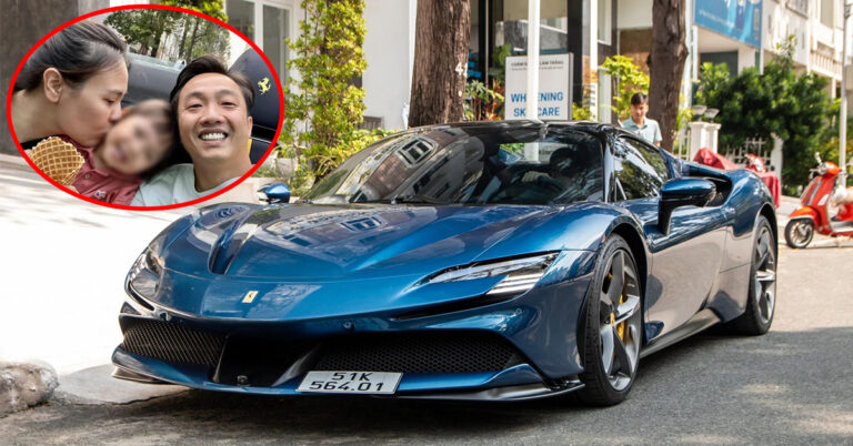 Vợ chồng doanh nhân phố núi Cường Đô la "xuất hành" đầu năm cùng siêu "ngựa chồm" Ferrari SF90 Spider hơn 50 tỷ