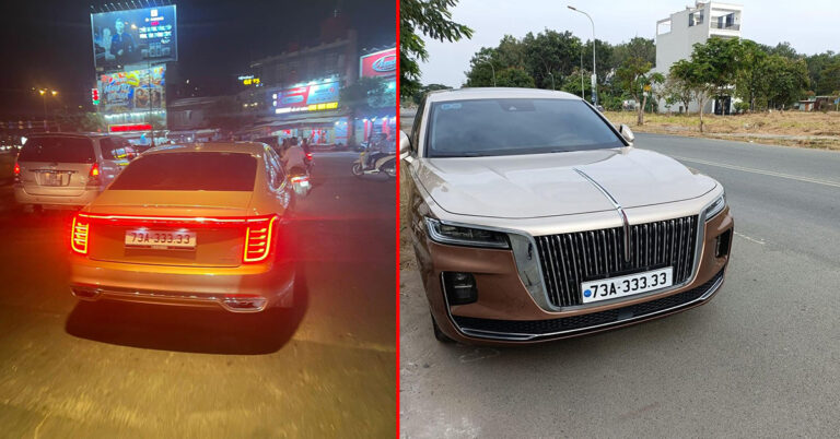 Siêu biển số 73A-333.33 trúng đấu giá gần 2,5 tỷ xuất hiện trên "Rolls-Royce của Trung Quốc" Hongqi H9, CĐM: Biển đắt hơn xe!