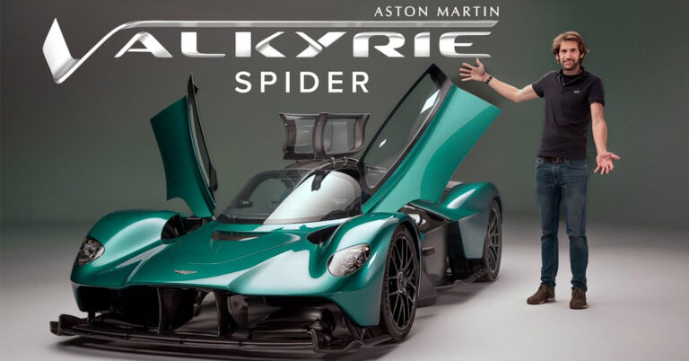 Cận cảnh "đại siêu phẩm Aston Martin Valkyrie Spider đầu tiên thế giới vừa được bàn giao tới tay khách hàng có giá chỉ hơn 92 tỷ