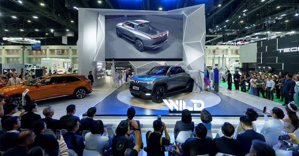 VinFast lần đầu giới thiệu dải sản phẩm xe điện hoàn chỉnh tại Triển lãm BIMS 2024: Siêu bán tải điện ý tưởng VF Wild là điểm nhấn!