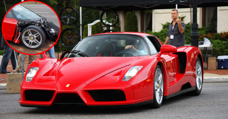 Đã nhiều trường hợp nhưng không rút kinh nghiệm, thêm một nhân viên đại lý "nếm trái đắng" khi lái chiếc Ferrari Enzo triệu đô của khách