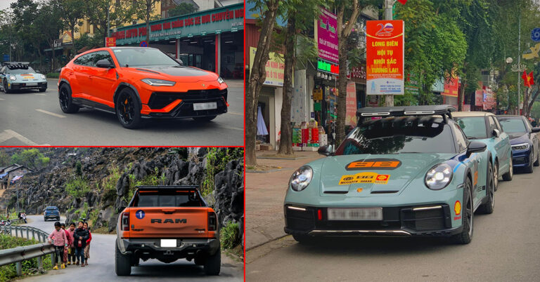 Đại gia Sài Gòn mang dàn xe hơn 45 tỷ đi phượt Tây Bắc, có Porsche 911 Dakar thứ 2 về Việt Nam cũng xuất hiện nhưng không phải của "Qua" Vũ