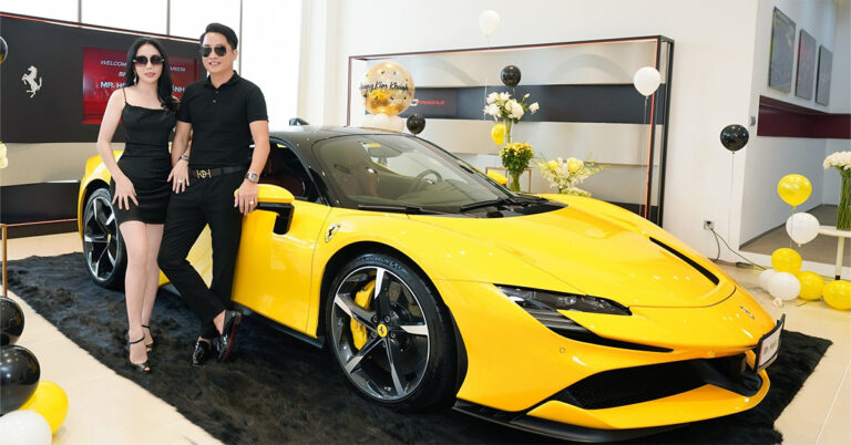 Ngắm cận cảnh "siêu ngựa chồm" Ferrari SF90 Stradale màu vàng Giallo Modena độc nhất Việt Nam của đại gia Hoàng Kim Khánh