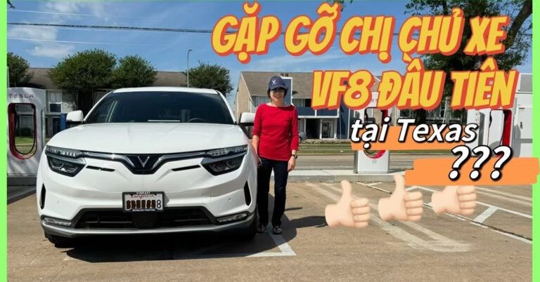 Người phụ nữ đầu tiên tại bang Texas sở hữu VinFast VF8:  "Muốn chứng minh cho mọi người thấy xe của người Việt làm ra rất tốt"