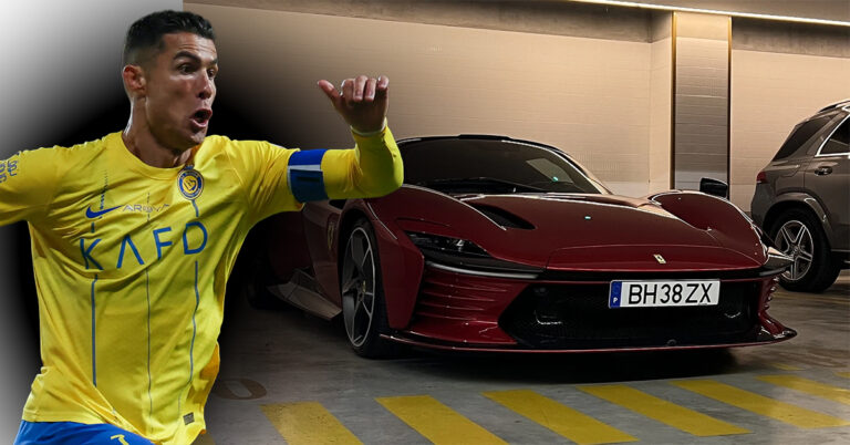 Bắt gặp "siêu ngựa chồm" Ferrari Daytona SP3 mới tậu của "tiền đạo trẻ 38 tuổi" Cristiano Ronaldo: Giới hạn 599 chiếc, chỉ hơn 70 tỷ