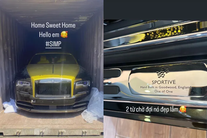  Mới đây, một đại lý tư nhân tại TP.HCM vừa chia sẻ hình ảnh "khui công" của mẫu Rolls-Royce Wraith Black Badge độc nhất thế giới. Ảnh: harry.do 