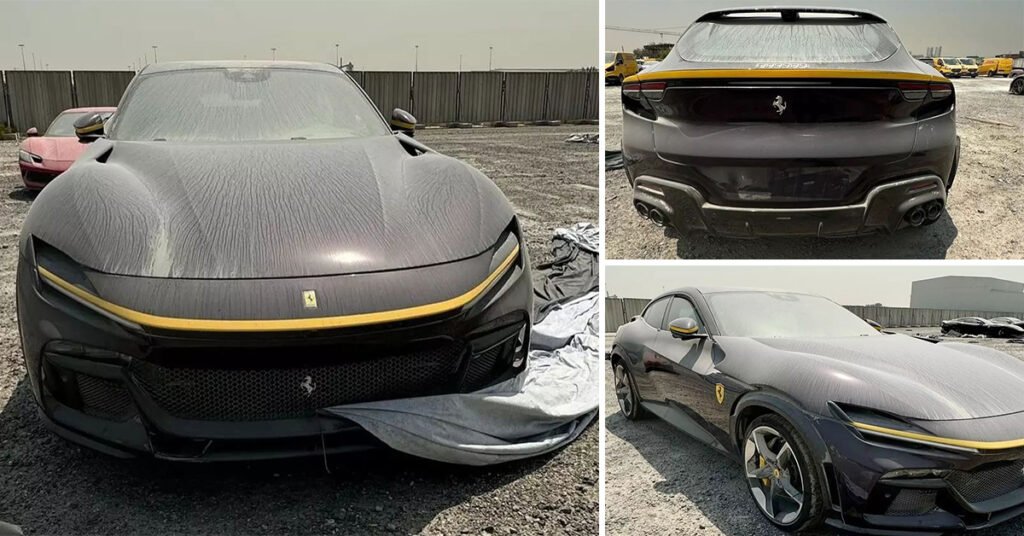 SUV nhất nhất thế giới Ferrari Purosangue gia nhập "nghĩa địa" siêu xe tại Trung Đông: Ai nhìn cũng phải xót xa!
