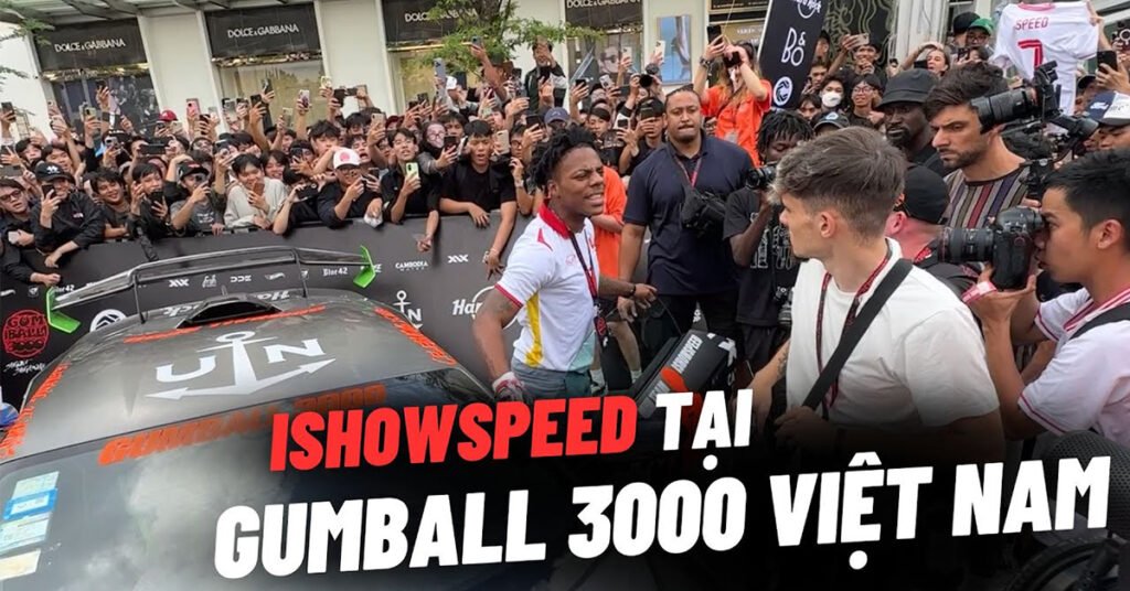 Soi chi tiết Lamborghini Huracan STO của "idol giới trẻ" IShowSpeed tại hành trình siêu xe Gumball 3000