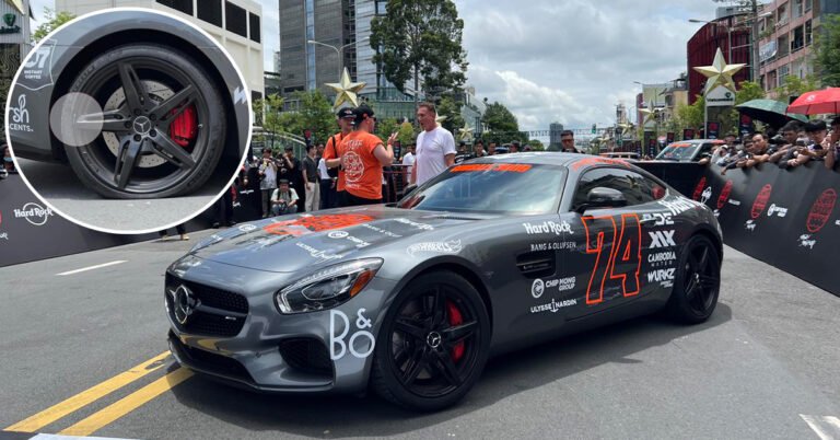 Chưa kịp "choáy phố", Mercedes-AMG GT đã nhận phải trái đắng tại hành trình siêu xe Gumball 3000