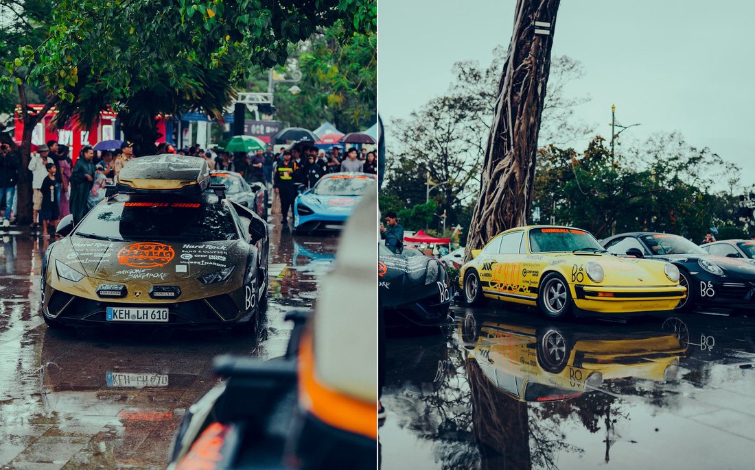 Loạt sự cố xảy ra với siêu xe Gumball 3000: 'Bán tải' Rolls-Royce hầm hố cũng 'chào thua' đường ĐNÁ - Ảnh 5.