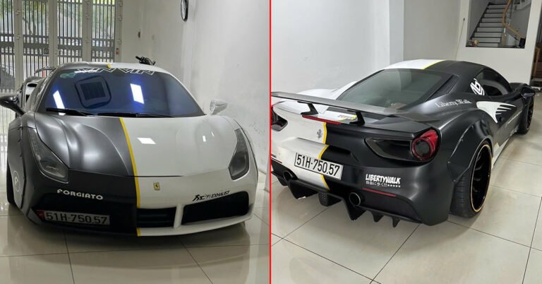 "Ngựa chồm" Ferrari 488 GTB Liberty Walk độc nhất Việt Nam lên sàn xe cũ với giá ngỡ ngàng sau hơn 22.000km