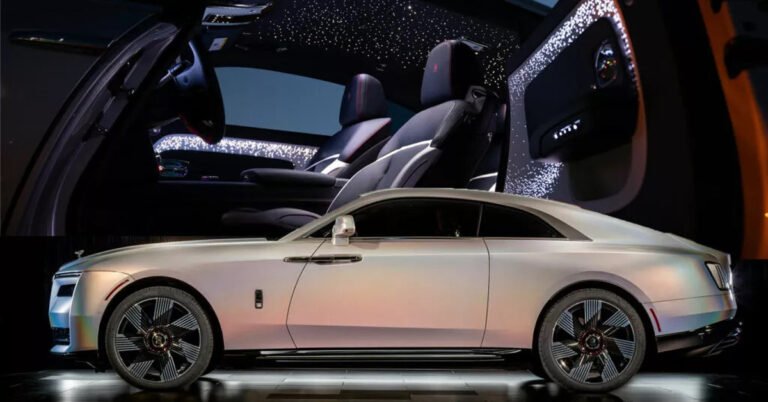 Cận cảnh vẻ đẹp mĩ miều của Rolls-Royce Spectre Lunaflair: “Cầu vồng đầy màu sắc” lấy cảm hứng từ mặt trăng