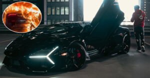 "Siêu bò bất kham" Lamborghini Revuelto thành "bò xông khói" khi bị bà hỏa hỏi thăm không rõ nguyên nhân